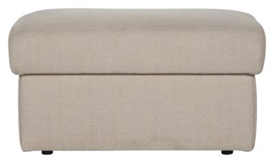 Collection - Milano - Fabric Footstool - Mink